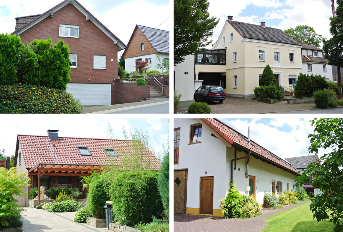 ドイツ中西部の美しい田舎 ウンナの住宅地サブイメージ１