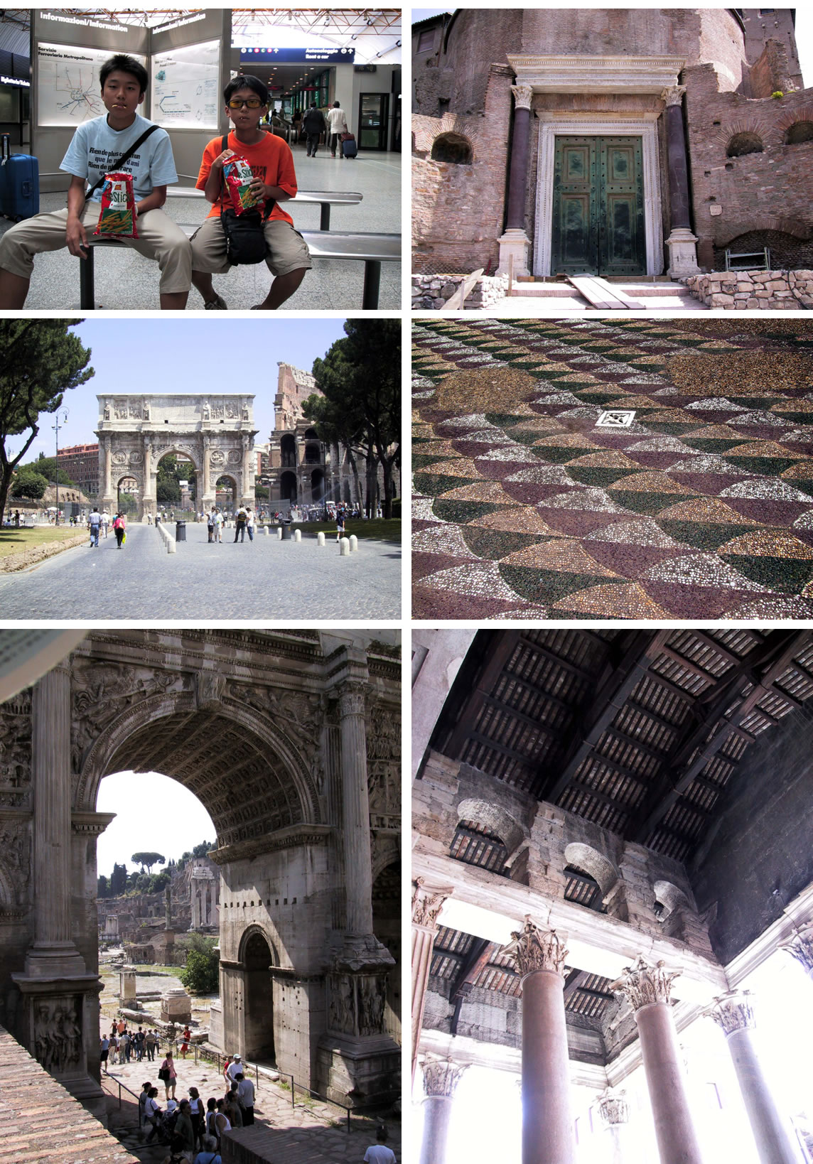 2000年夏．．．FIRENZE & ROMA　妹と甥2人にローマを見せたくての旅サブイメージ３